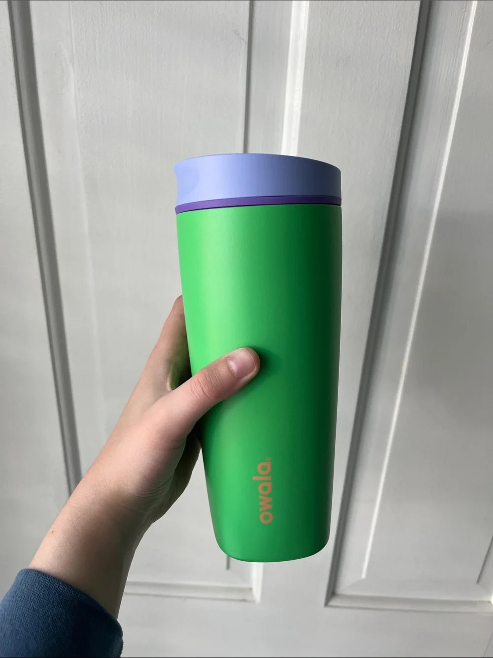 Owala Green & Lavender Travel Tumbler - Sleek Insulated Bottle 20oz